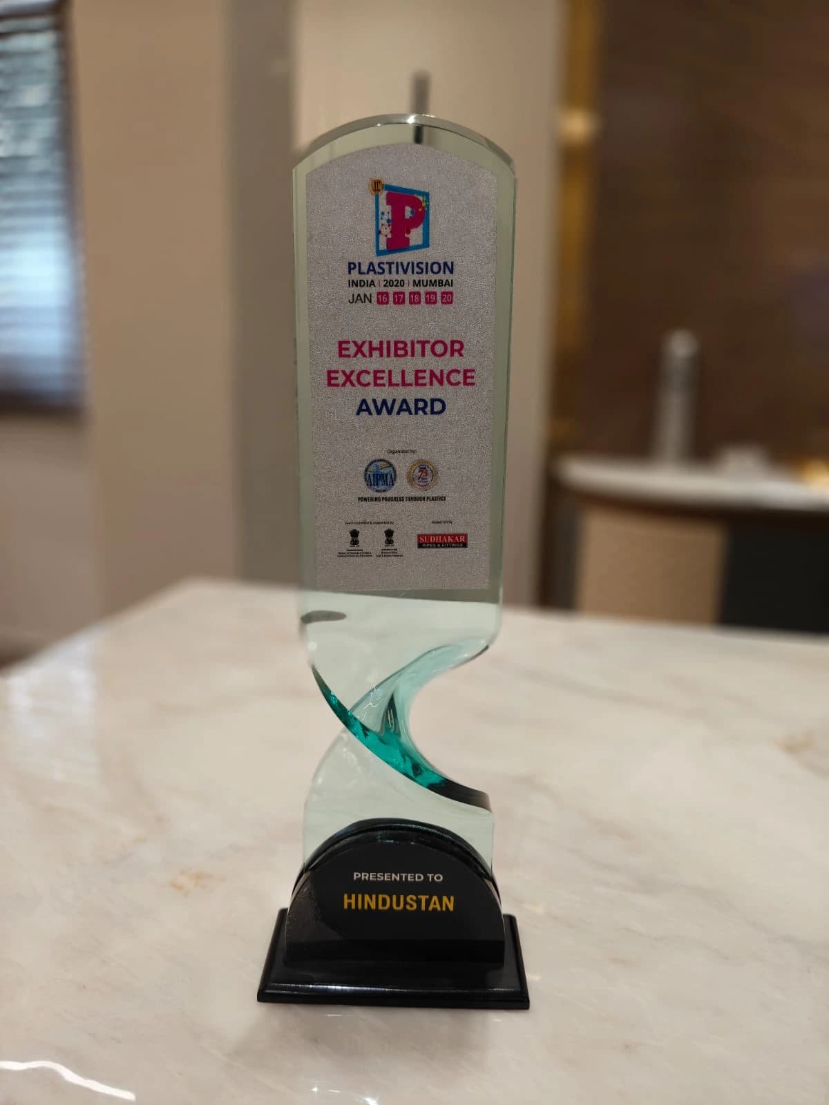 Plastivision India 2020 Exhibitor Excellence Award